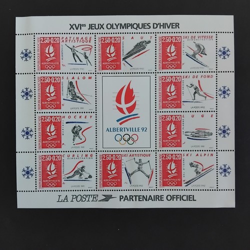 1992 feuillet jeux olympiques - 1992_feuillet,
