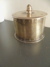 Ancien pot à tabac ? Artisanat de Tranchée ? 730 grammes
