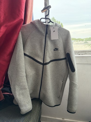 Veste nike tech fleece gris - veste,