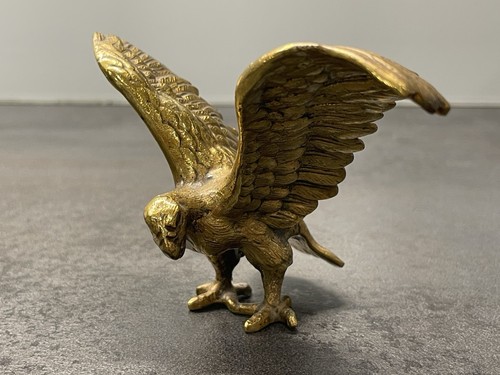Statuette aigle bronze ancien - aigle,