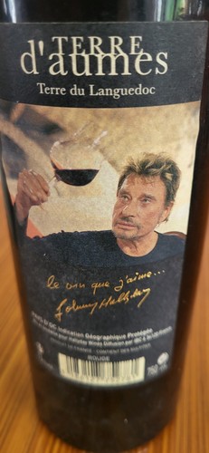 Johnny hallyday bouteille - johnny, de