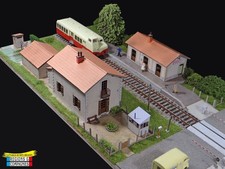 Halte de Farebout maquette HO