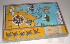 RARE Jeu du GENIE FRANCAIS à travers le MONDE par SAUSSINE - Années 50'