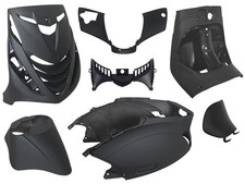 Kit 7 carénages noir mat