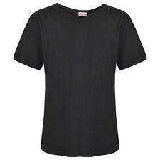 T-Shirt Uni Noir Pour Garçons