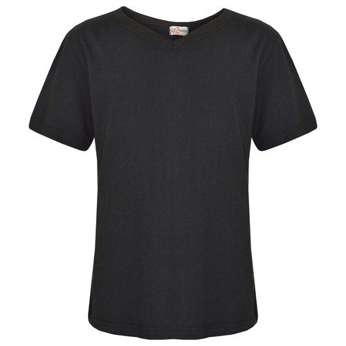 Shirt uni noir pour garçons - uni,