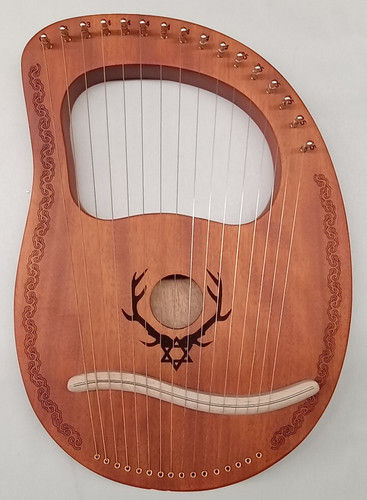 String lyre with carrying - with,