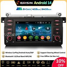 8-Core Android 14 Autoradio GPS CarPlay TNT 4G BMW Série 3 E46 M3 Rover 75 MG ZT
