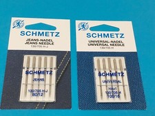 SCHMETZ Aiguilles Jeans Et Universel Piston Plat Machine à Coudre Aiguilles