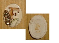 Fève publicitaire Pagis