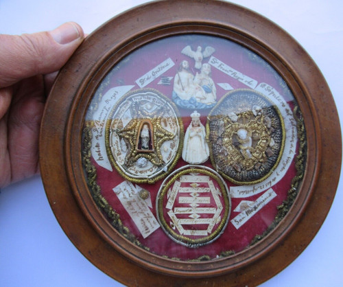 Rare ancien reliquaire - ancien,