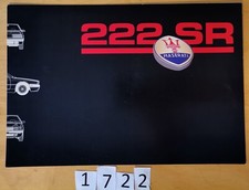 MASERATI 222 SR Prospectus Suisse 4 pages Fr/D/It 199?