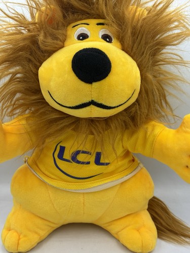 Peluche lion mascotte - lion, lcl