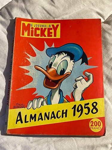 Almanach journal mickey 1958 - journal,