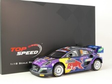 Tsm Ford Puma Rally1 #19 Loeb Vainqueur Rallye Monte Carlo 2022 1/18 Ts0468