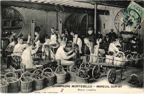 Cpa mareuil sur champagne - mareuil-sur-ay,