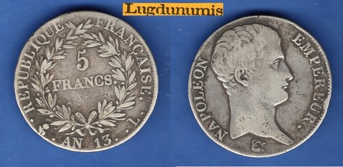 Francs napoléon empereur an - 5,