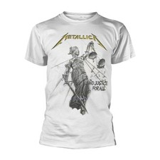 Metallica And Justice For All (White) officiel T-shirt Hommes unisexe