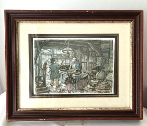 Tableau diorama anton pieck - d'anton,
