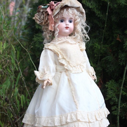 Robe poupée soie - en,