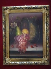 Tableau Fruits Peint Style