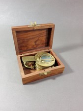 Boussole compas vintage bronze - compas,