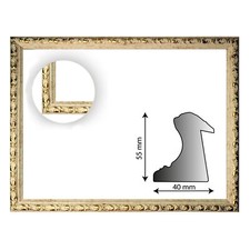Cadre Baroque Blanc Finement