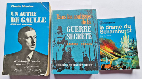 Lot livres gaulle - livres,