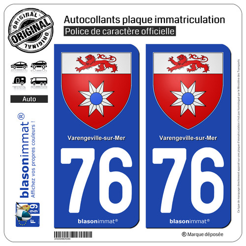 Autocollant plaque - 2,