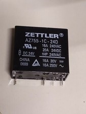 Relais ZETTLER 24 v 2 RT AZ755-1C-24D 16 Amp 240 v   Lot 1 Pcs         H8RL8