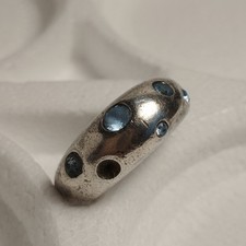 Bague Yves Saint Laurent YSL en argent massif 925 poinçonnée Minerve pierres