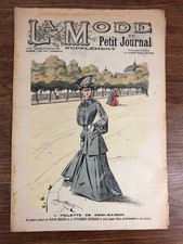 Revue LA MODE DU PETIT JOURNAL  1903 Nr 38 + Patron Pattern TABLIER ENFANT ECOLE