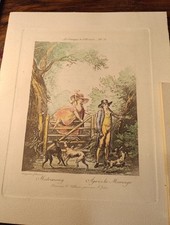 Lot De 2 Estampes "Les