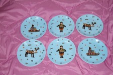 6 Assiettes à dessert " Une