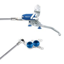 Freno À Disque Avant Tech 4 E4 4 Pistons Bleu/Argent HOFT4ESF.B HOPE Freins MT