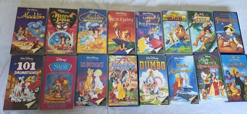 Cassettes vhs disney - cassettes,