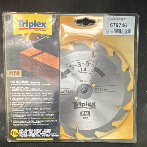 Triplex technic lame scie - technic,