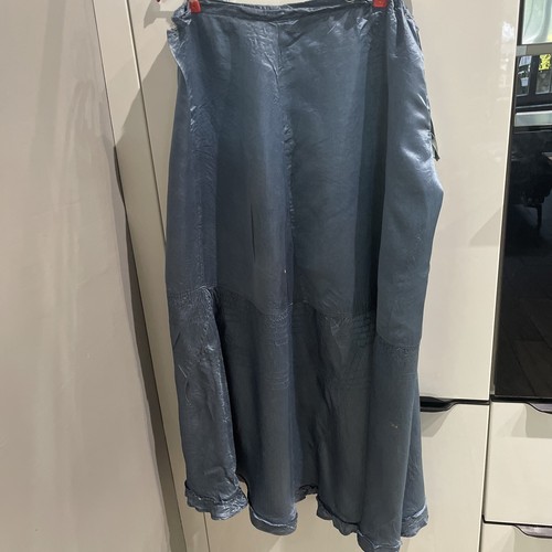 Jupe femme paysanne bleu - ,