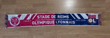 Écharpe Stade de Reims & OL Olympique Lyonnais - 2015/2016 - Foot Ligue 1