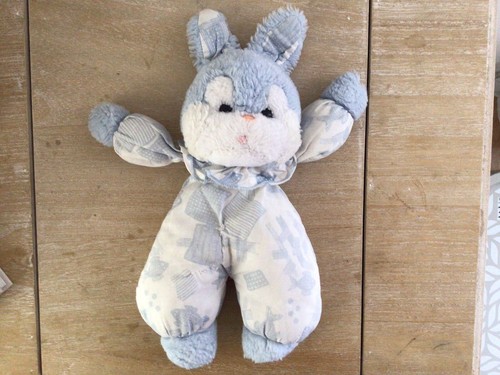 Doudou plat lapin - doudou, vintage