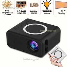 Portable Projecteurs 1080P LED Projecteurs home cinéma Multimedia Movie Theater