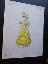 gravure mode 19ème:Toilettes