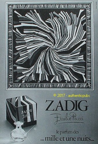 Publicite emilio pucci zadig - publicite,