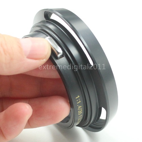Brass metal lens hood for - brass,