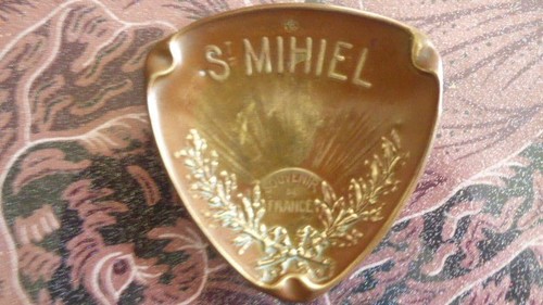 Cendrier metal ancien - cendrier, st