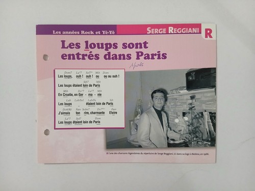 Carte fiche serge - carte,