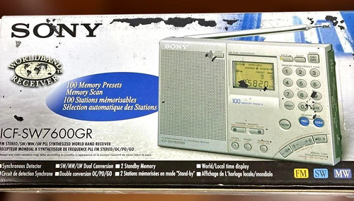 Sony icf sw7600gr world - icf-sw7600gr, band