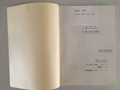 Script pièce ravin les - le, ou