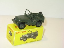 DINKY TOYS, Jeep willys 80b militaire version a siége creux new parechoc nw