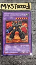 Carte Yu-gi-oh! Artilleur Du Rempart Héros Élémentaire DP1-FR012 Rare Français 